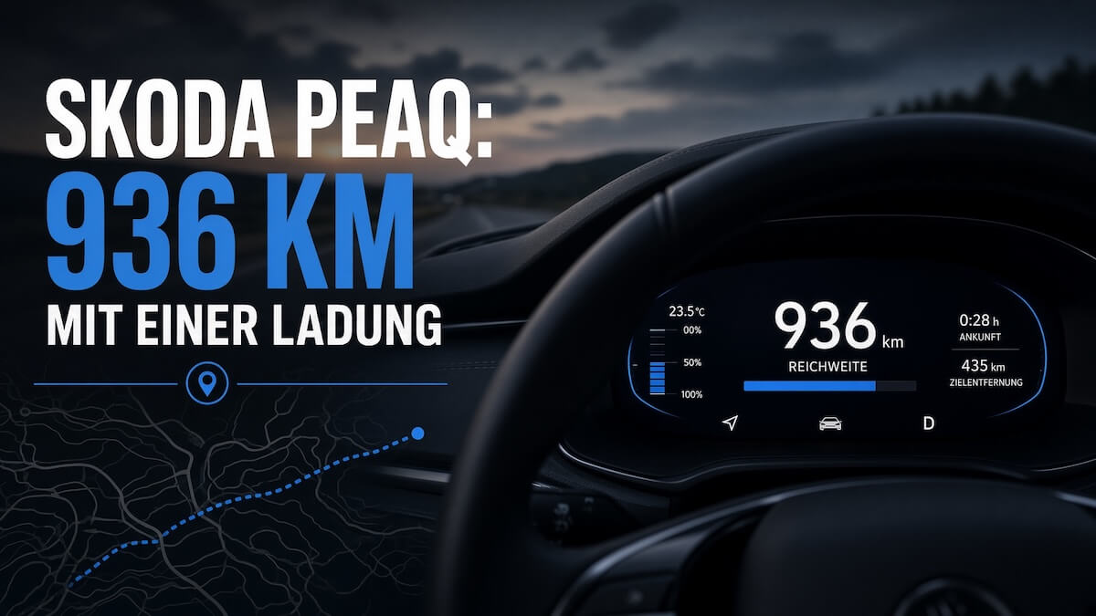 Skoda Peaq: 936 km mit einer Ladung